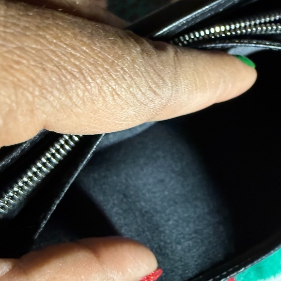 Fendi Black Leather Long Wallet with FF Logo Clasp - Picture 10 of 14